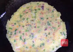 For vegetable egg pancakes Illustration of how to do it 8