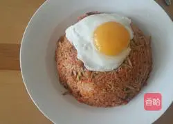 Korean pork belly fried rice recipe 11