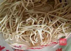 Illustration of how to make fried noodles 1