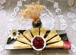 Illustration of how to make oatmeal and egg pancakes 7