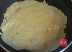 How to make egg pancakes without lumps Practice illustration 6
