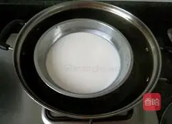 Illustration of how to make orange and purple potato glutinous rice balls 4