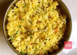 Recipe for lazy golden fried rice Illustration 7