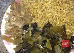 Illustration of how to make dried vegetable buns 1