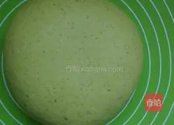 Illustration of how to make spinach steamed buns 7