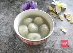 Illustration of homemade glutinous rice balls 14