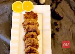 Illustration of how to make pan-fried lotus root cake 13