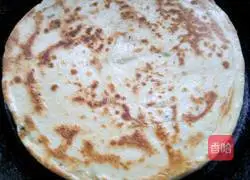 Illustration of making dough scallion pancake 16