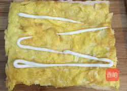 Illustration of how to make egg sandwich 8