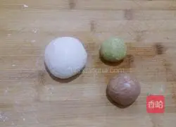 Illustration of how to make cat claw glutinous rice balls 2