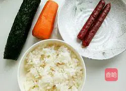 Cantonese Sausage Fried Rice Recipe Illustration 1