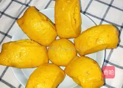 Illustration of how to make pumpkin steamed buns 9