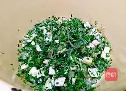 Illustration of how to make large dumplings with vegetarian filling 11