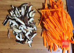 Illustration of how to make fried noodles 1