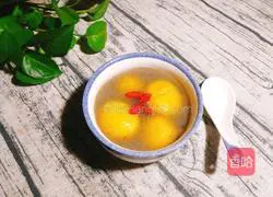Pumpkin glutinous rice balls recipe 20
