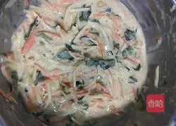 Illustration of how to make vegetable pancakes 10