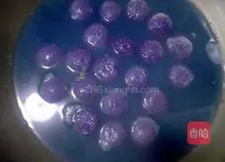 Illustration of how to make purple potato and osmanthus glutinous rice balls 16