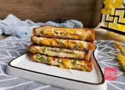 Illustration of sandwich breakfast recipe 12