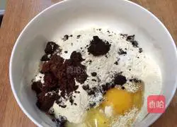 Illustration of how to make brown sugar flour cake 1