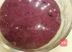Illustration of how to make purple sweet potato buns 3