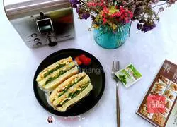 Illustration of how to make a simple sandwich 12