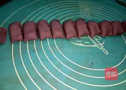 Illustration of how to make purple sweet potato and rose steamed buns 10