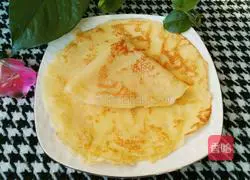 Illustration of making glutinous rice egg pancake 9