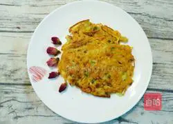 Illustration of how to make shredded potato and eggplant cake 7