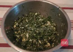 Illustration of how to make fennel dumplings 5