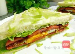 Illustration of how to make a simple sandwich 1