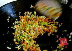 Rainbow vegetable fried rice recipe 2