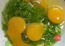 Green pepper egg pancake recipe 2