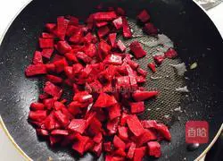 Beet fried rice/Illustration of how to retain the color of spring 4