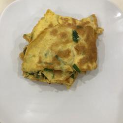 Chive egg pancake