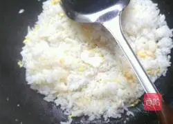 Soy Sauce Egg Fried Rice Recipe Illustration 7