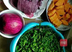 Illustration of how to make colorful glutinous rice balls 3