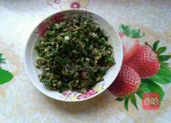 Illustration of making sausage pie 3