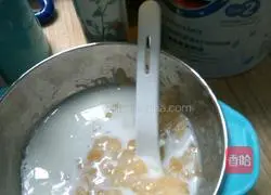 Baby Complementary Food ♤ Pan Banana Waffles (Waffle Lattice Pancake) Recipe Illustration 1