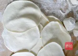 Illustration of how to make leek and egg dumplings 5