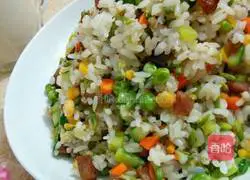 Colored fried rice (simple version) recipe 8