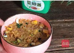 Little White Rabbit Sauce Illustration of how to make fried rice 22