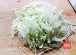 Illustration of how to make gourd egg pancake 3