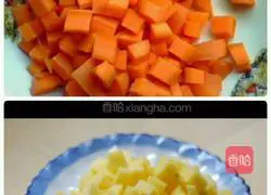 Illustration of how to make fried rice 1