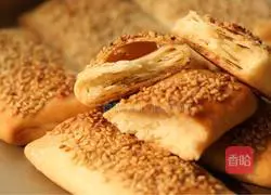 Illustration of how to make crispy sesame cake 27