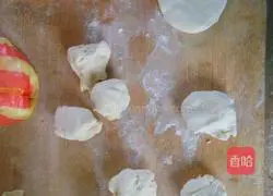 Illustration of how to make bean paste cake 1