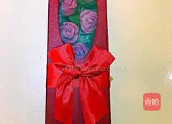 Illustration of how to make rose steamed buns 17