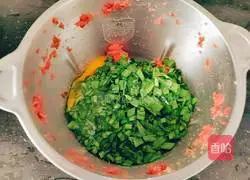 Illustration of how to make beef brisket and leek buns 10