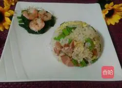  Illustration of how to make asparagus and bacon fried rice 14