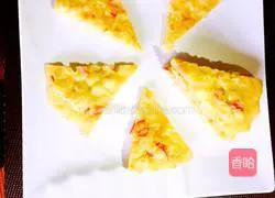 Illustration of how to make sweet corn cakes 8