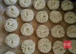 Illustration of how to make gourd and pork buns 8